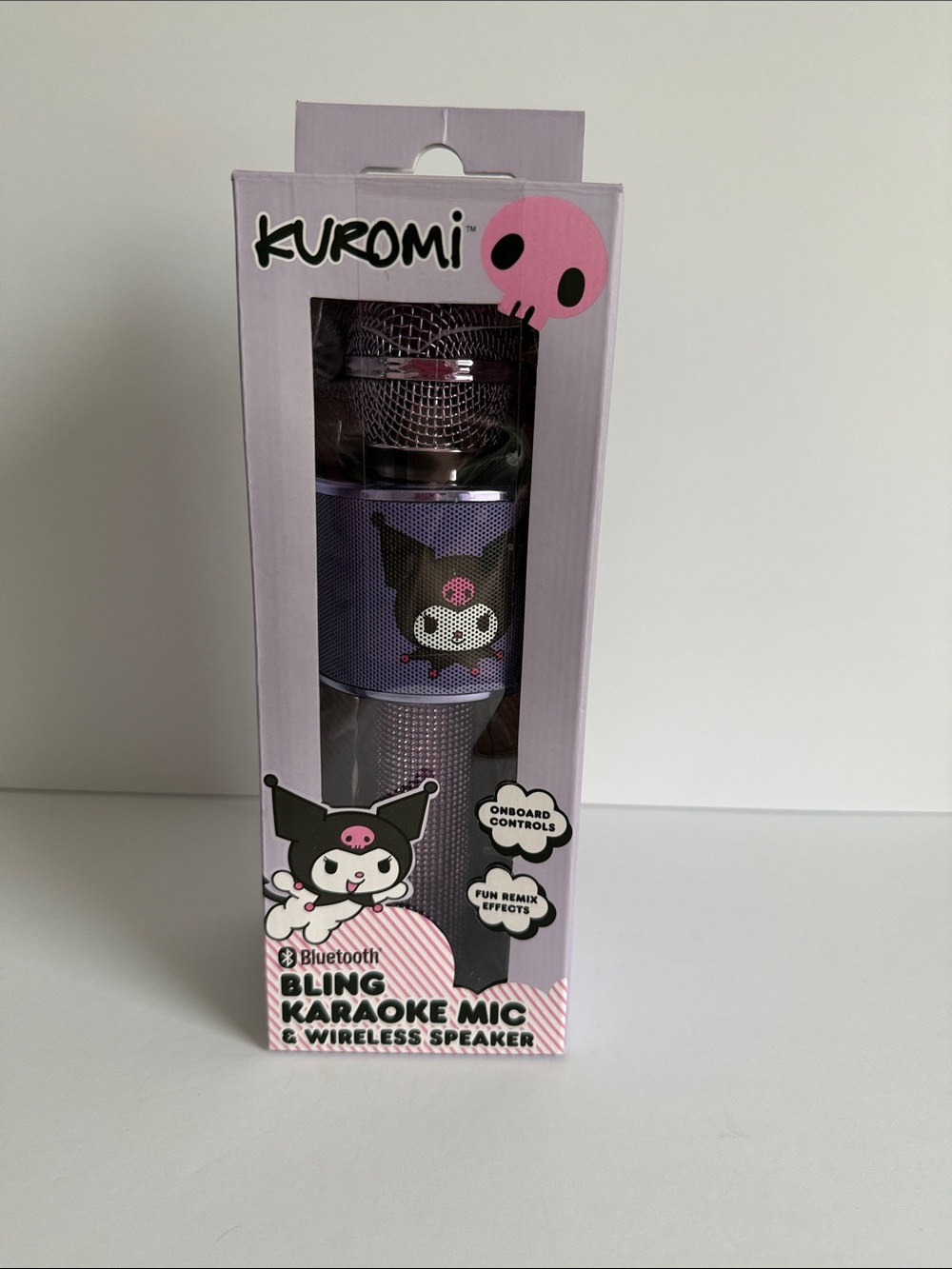 Kuromi Purple Bluetooth Karaoke Mic & Wireless Speaker